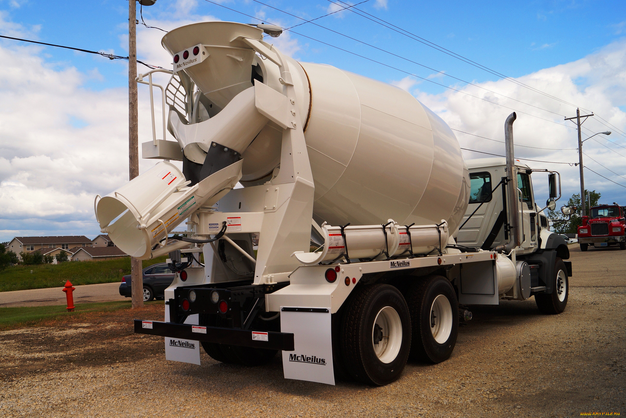 mack truck with mcneilus mixer, , mack, , , inc, trucks, 